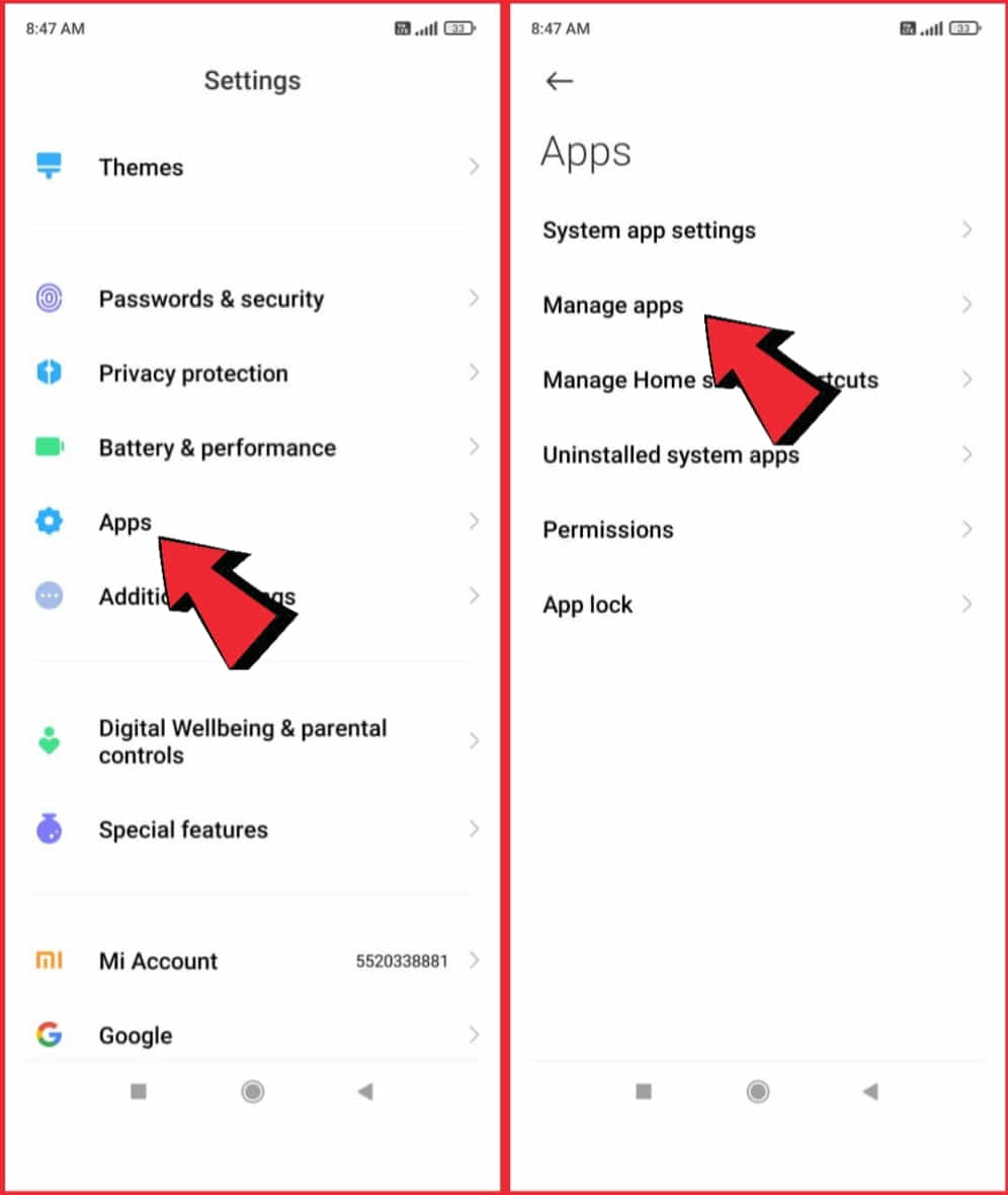 permanently disable apps on Android