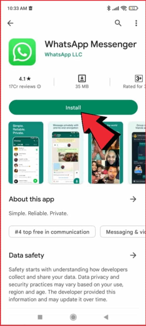 How do I set up WhatsApp on a second device?