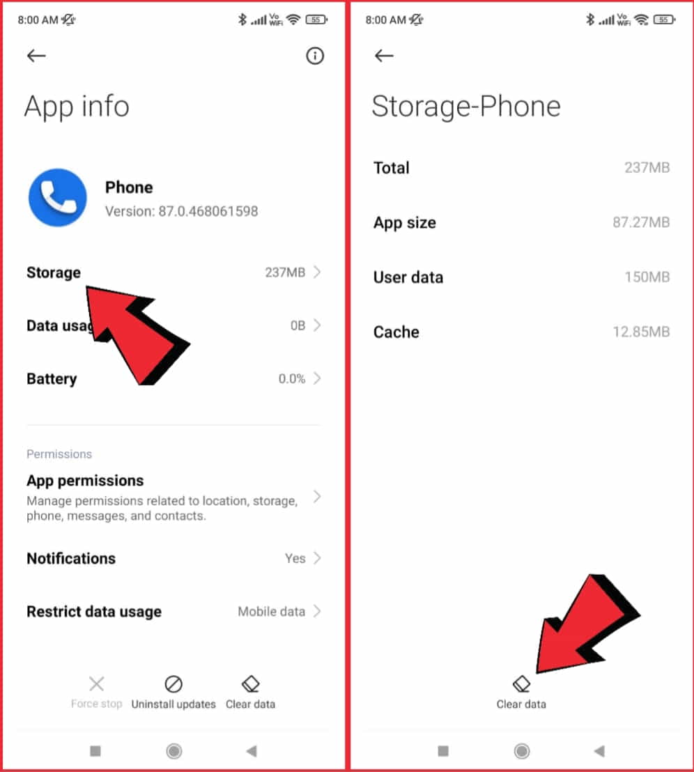 Ways to fix recent call history not showing on android and iphone