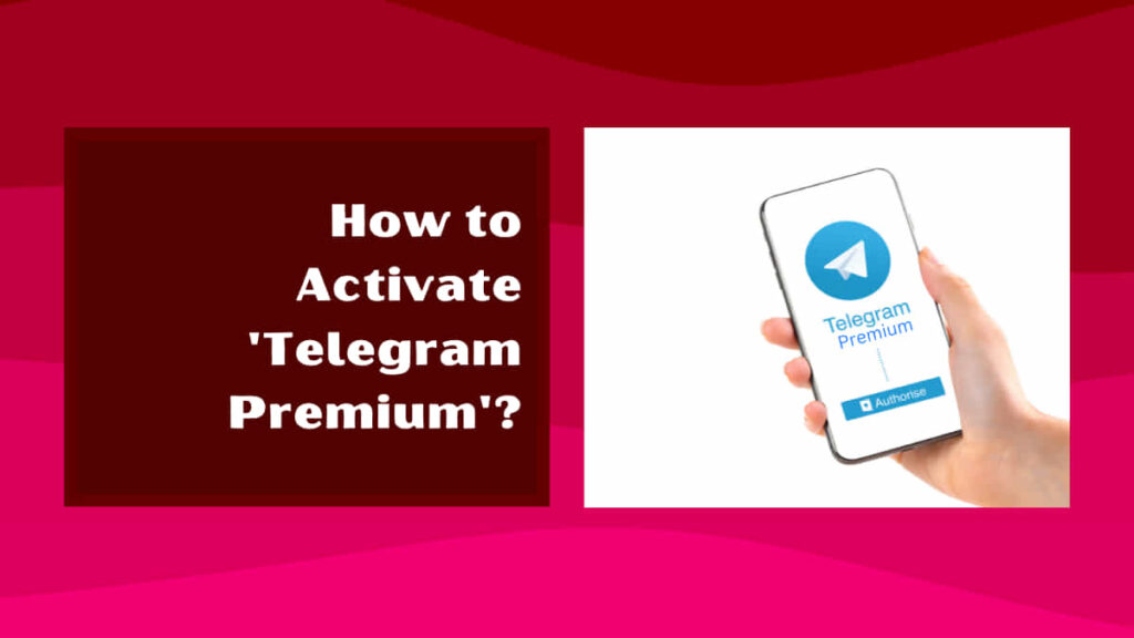 How to activate telegram premium