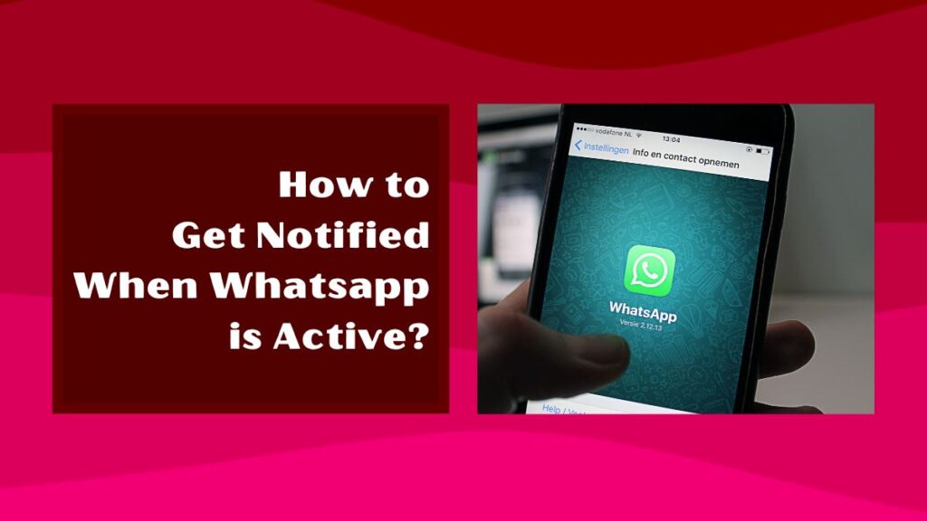 how to get notified any time when your whatsapp is active