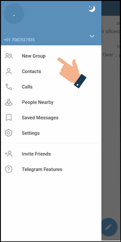 How to create telegram group