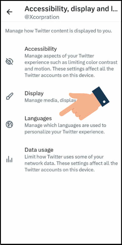 how to change twitter language