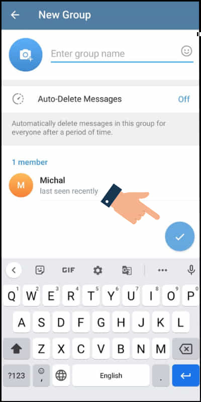 How to create telegram group