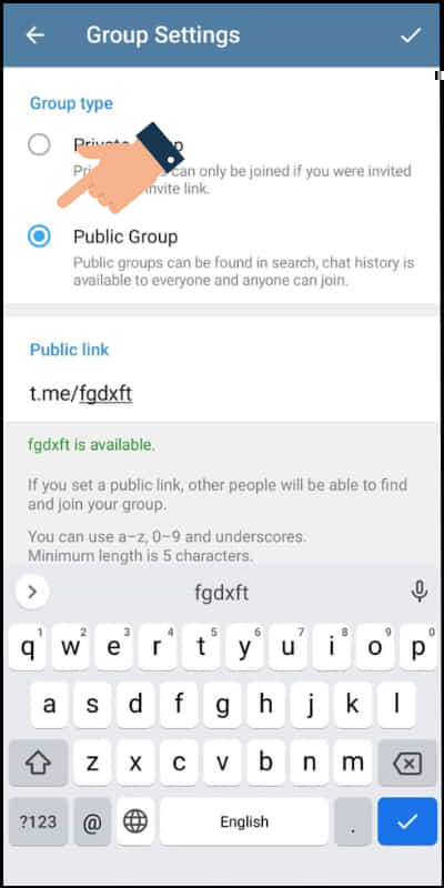 How to create telegram group