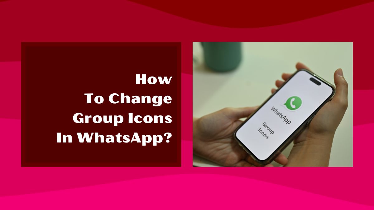 how to change group icons in whatsapp