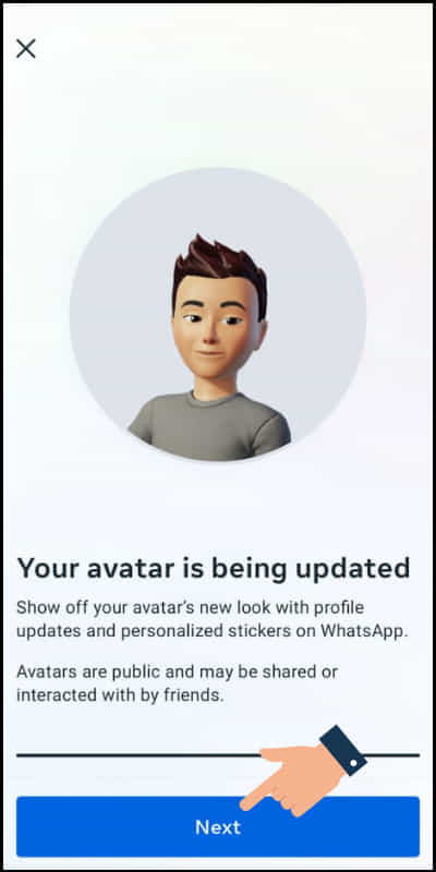 how to create profile photo avatar in whatsapp