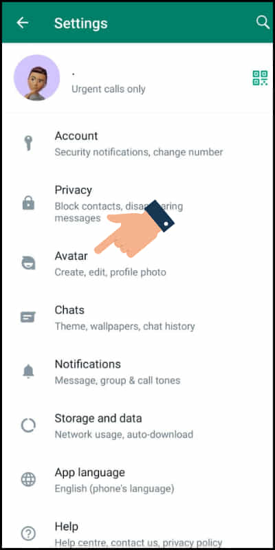 how to create profile photo avatar in whatsapp