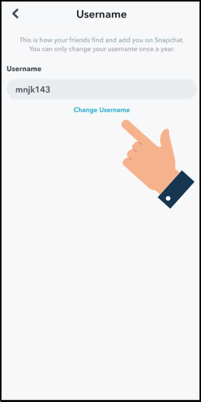 how to change snapchat username