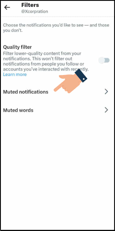 how to add muted words on twitter