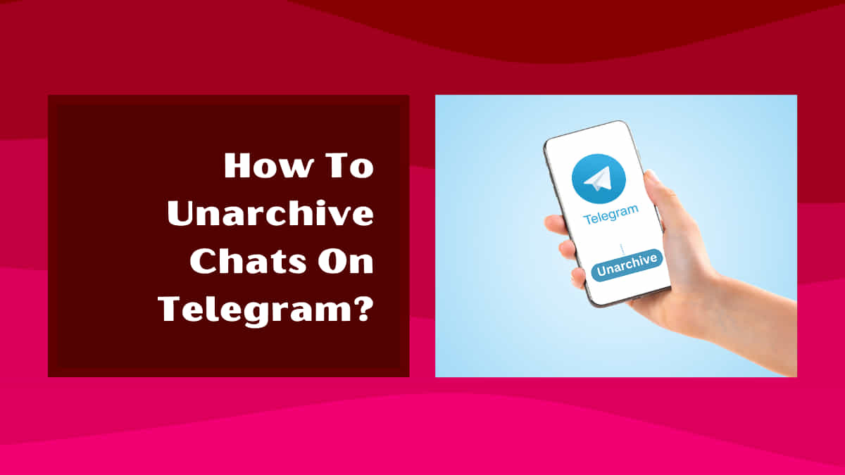 how to unarchive chats on telegram