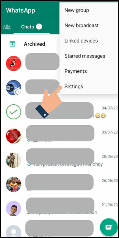 how to remove bio on whatsapp