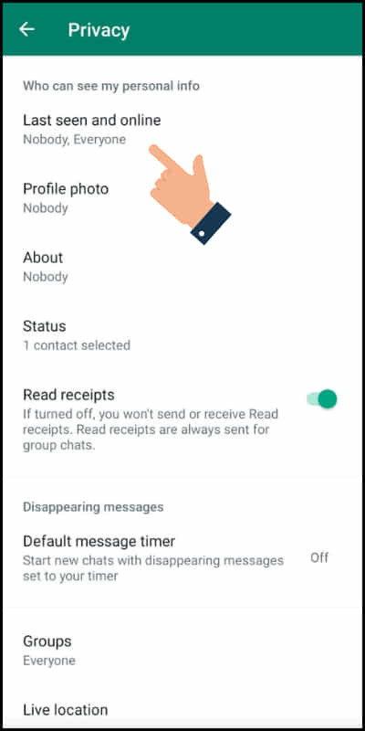 how to get notification when someone is online on whatsapp