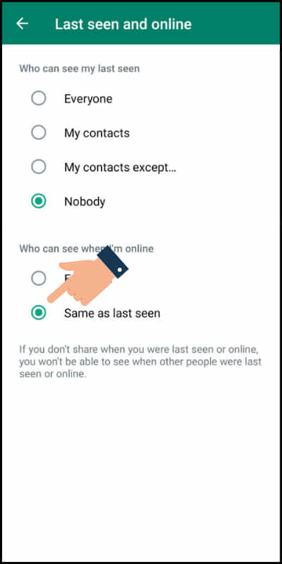 how to get notification when someone is online on whatsapp