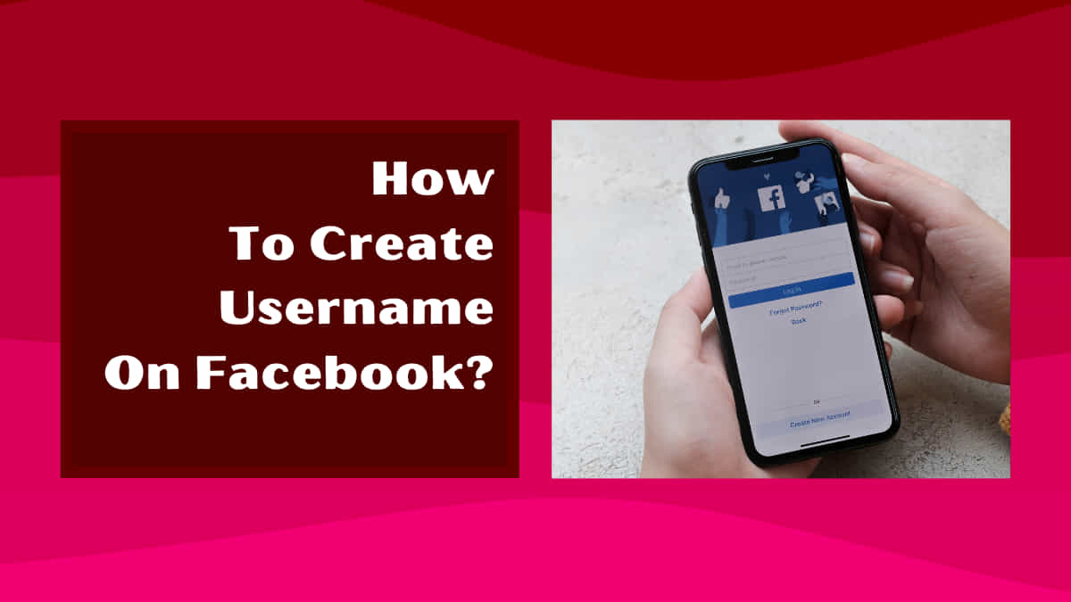 how to create username on facebook