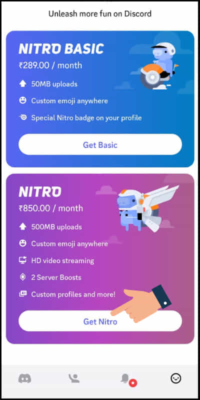 how to get discord nitro without credit card