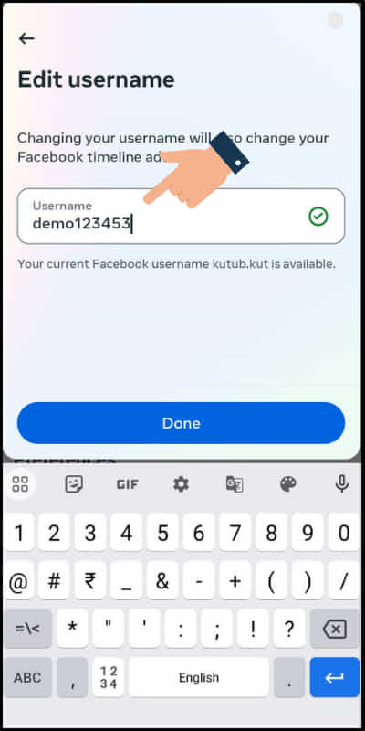 how to create username on facebook