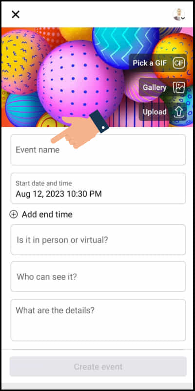 how to create events on facebook